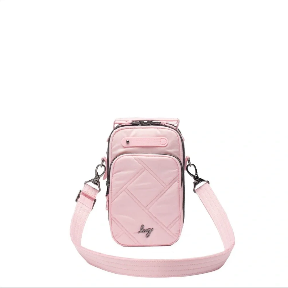 Lug skeeter mini bridge convertible crossbody in BUBBLE PINK - Picture 1 of 6